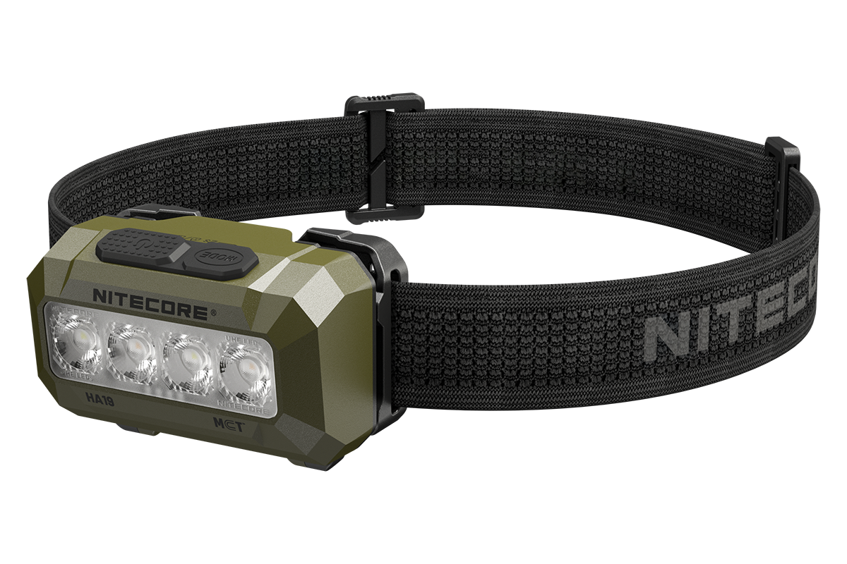 Nitecore HA19 MCT, RGB, 600 Lumen, grün