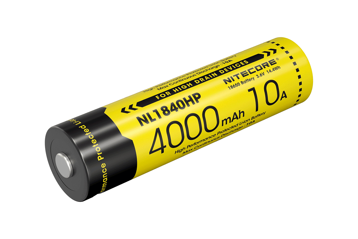 Nitecore Li-Ion Akku 18650, 4000mAh - NL1840HP