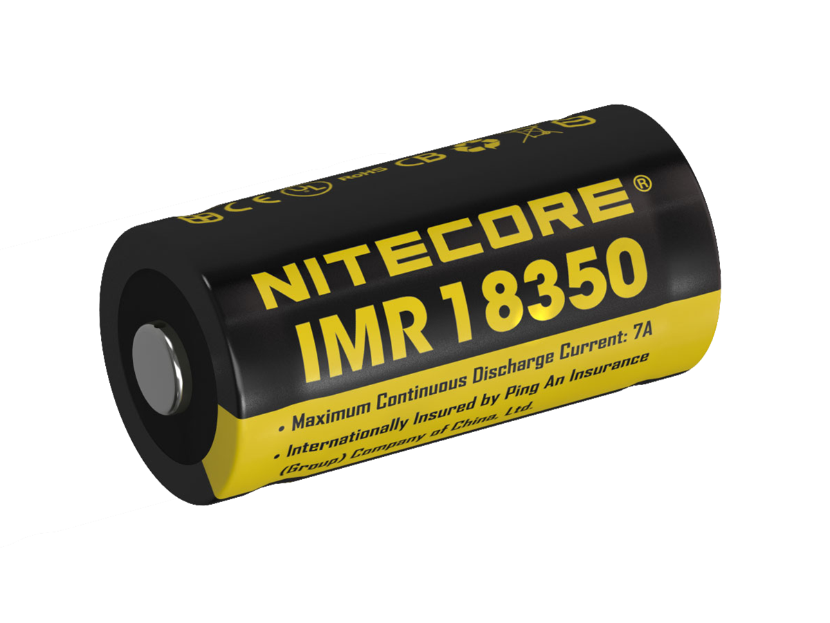 Nitecore 18350 Li-Ion IMR Akku