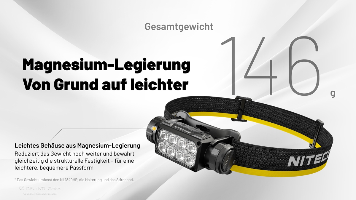 Nitecore HC65 MCT - 2000 Lumen