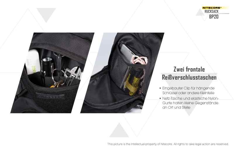 Nitecore BP20, schwarz