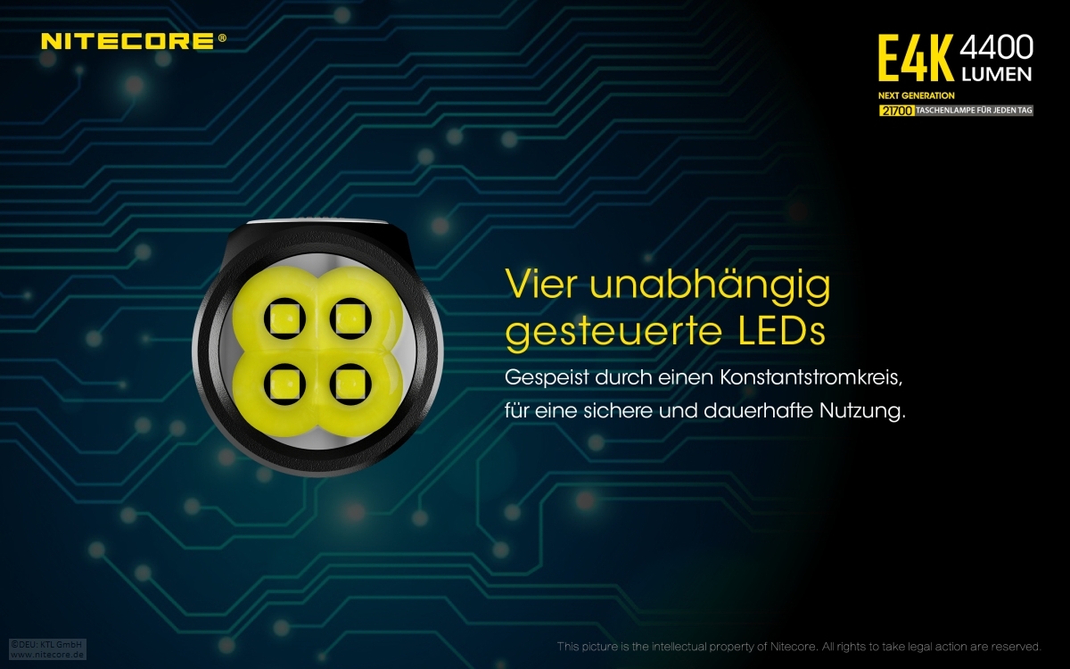 Vier LEDs