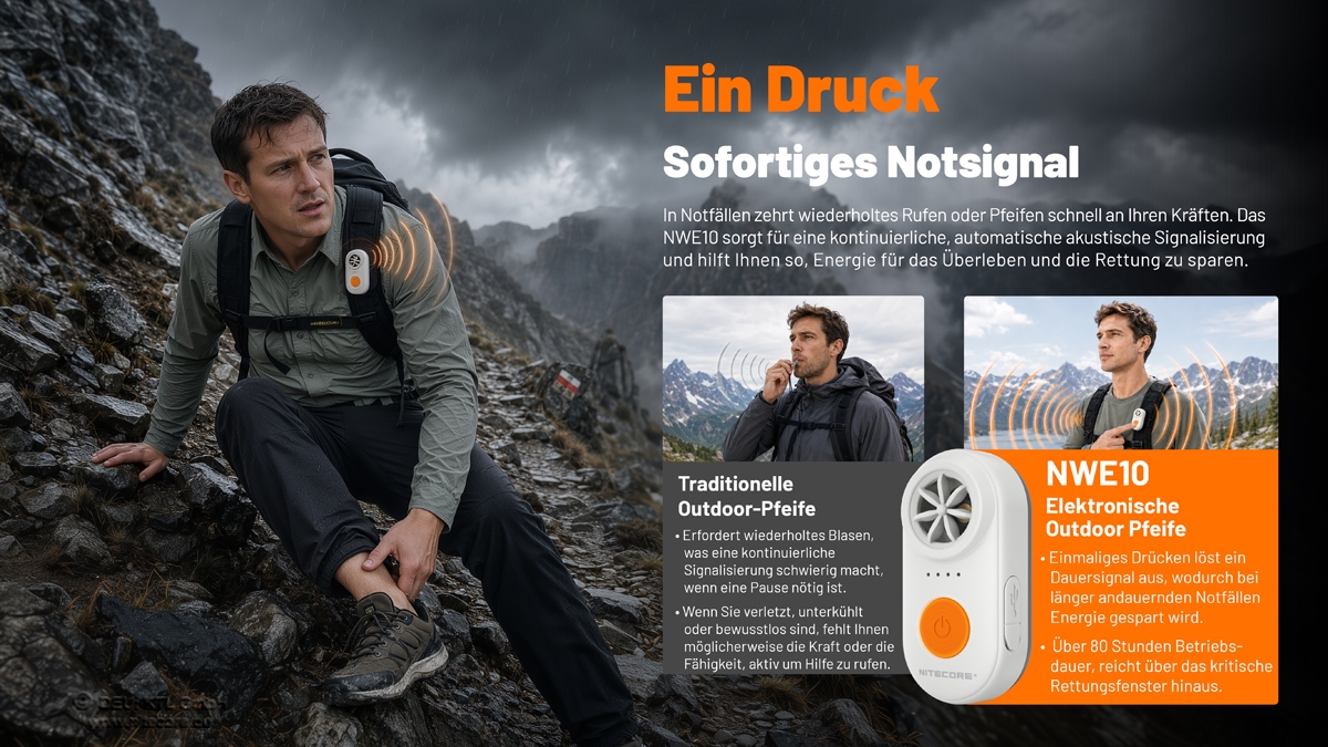 Nitecore elektronisches Notsignalgerät NWE10