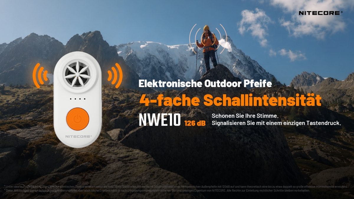 Nitecore elektronisches Notsignalgerät NWE10