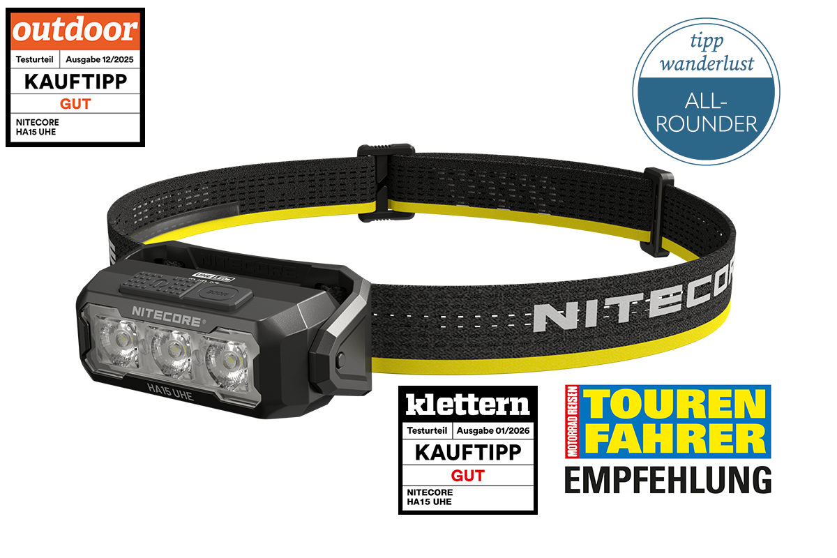 Nitecore HA15 UHE - 400 Lumen, NL1411R