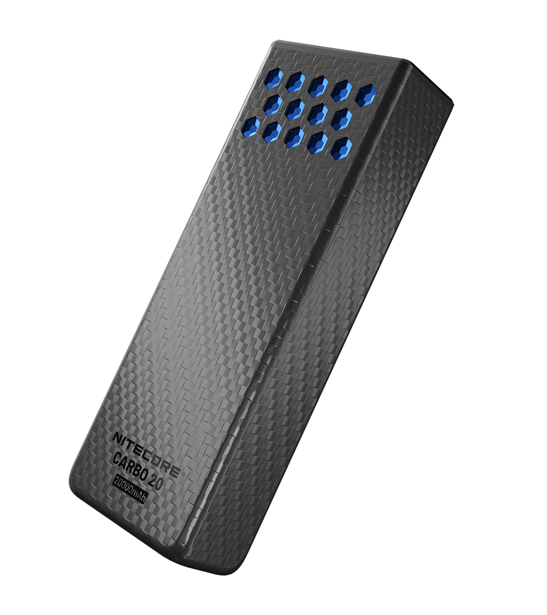 Nitecore Powerbank CARBO20  - 20000mAh, blau