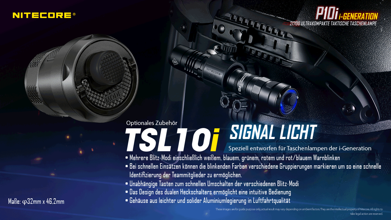 Nitecore P10i - 1800 Lumen
