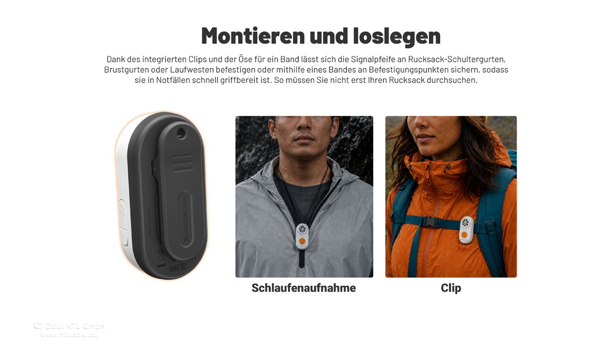 Nitecore elektronisches Notsignalgerät NWE10