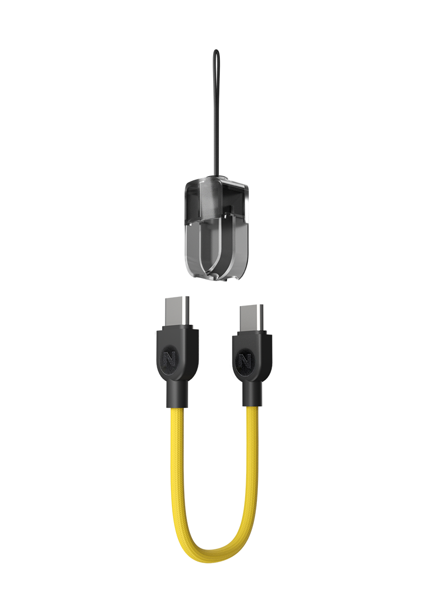 Nitecore USB-C Lanyard, gelb