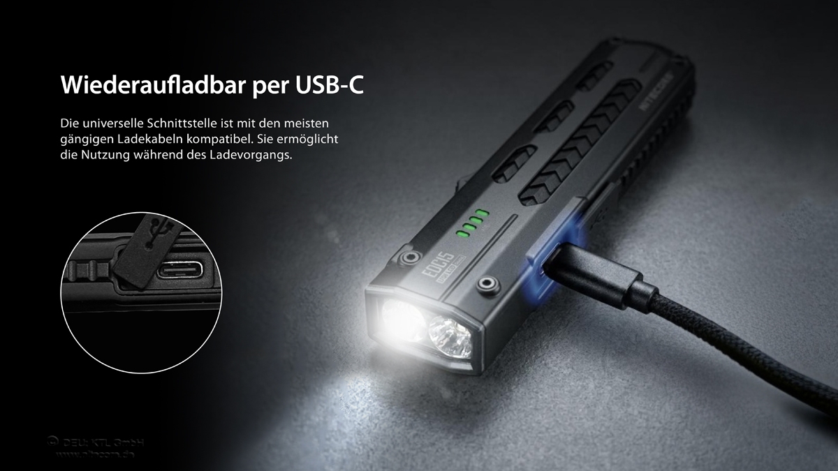 Nitecore EDC15 - 1200 Lumen +UV