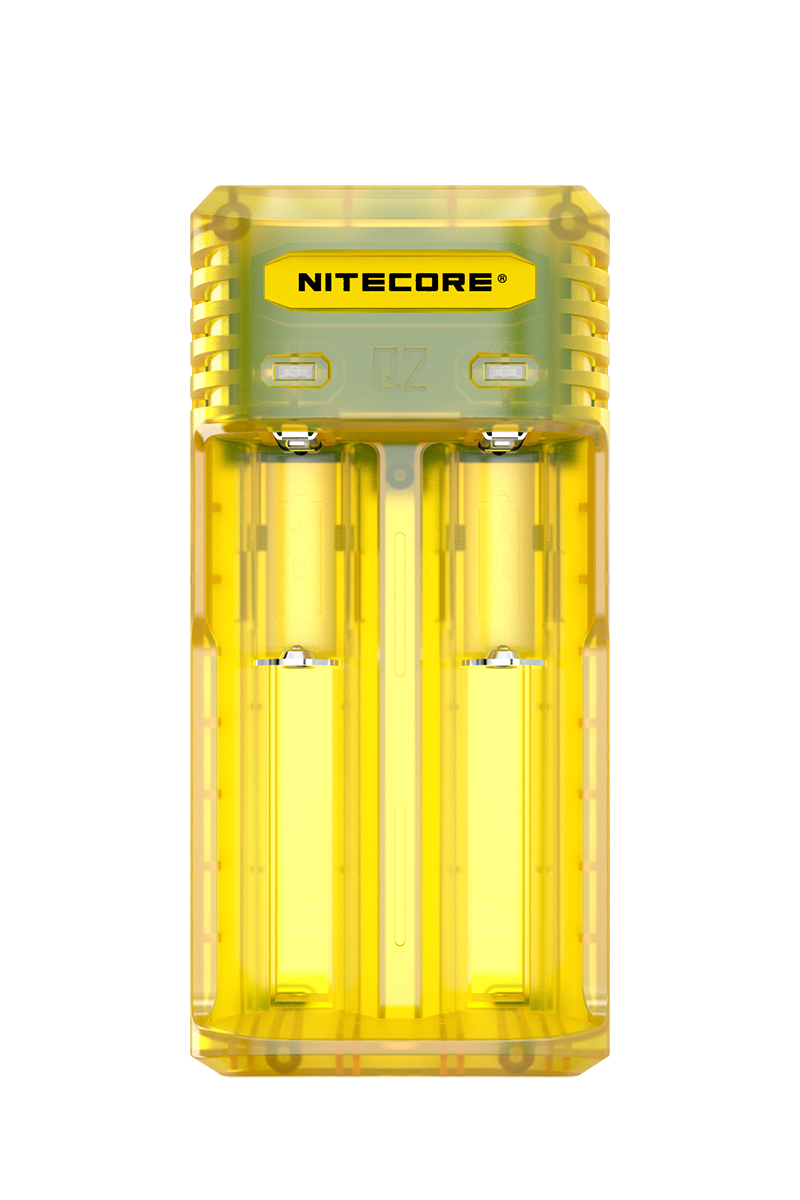 Nitecore Q2 - Ladegerät für Li-Ion Akkus - gelb