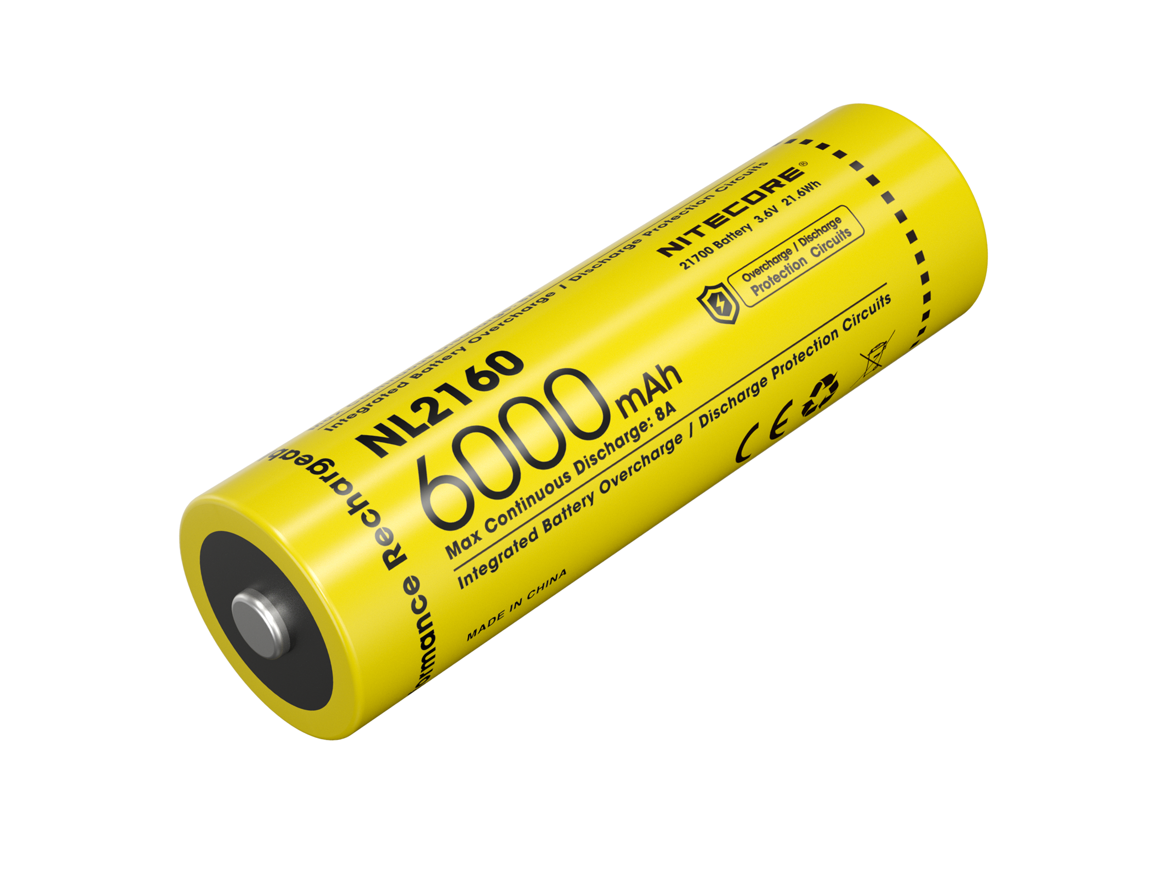 Nitecore LI-Ion Akku 21700, 6000mAH, NL2160
