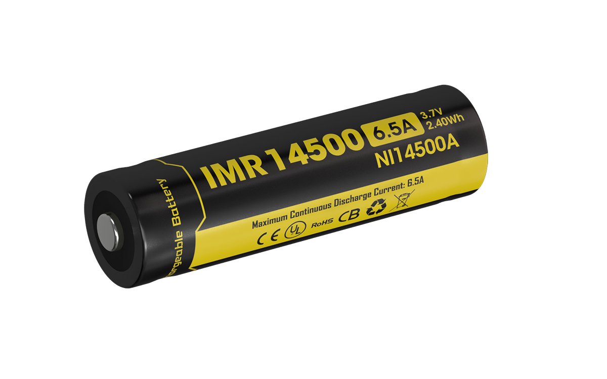 Nitecore  Li-Ion Akku Typ 14500IMR - 650mAh