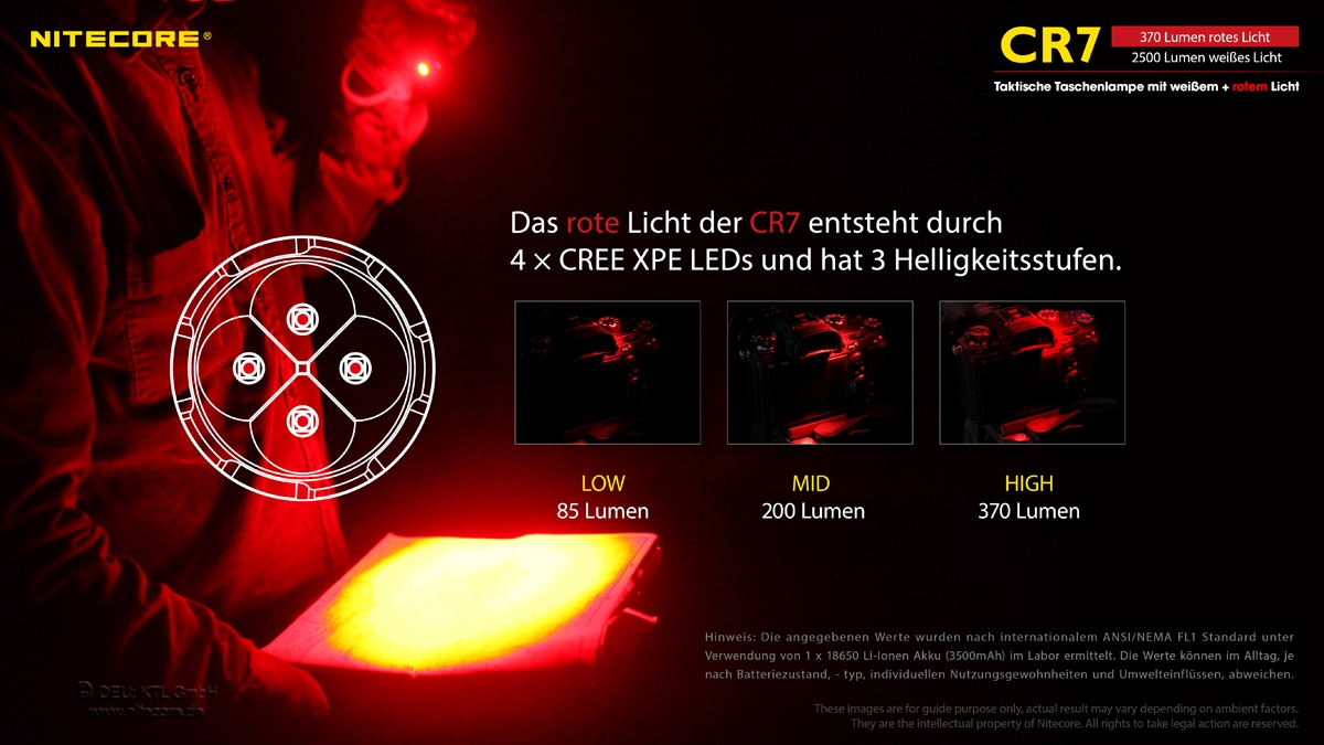 Nitecore CR7 Chameleon