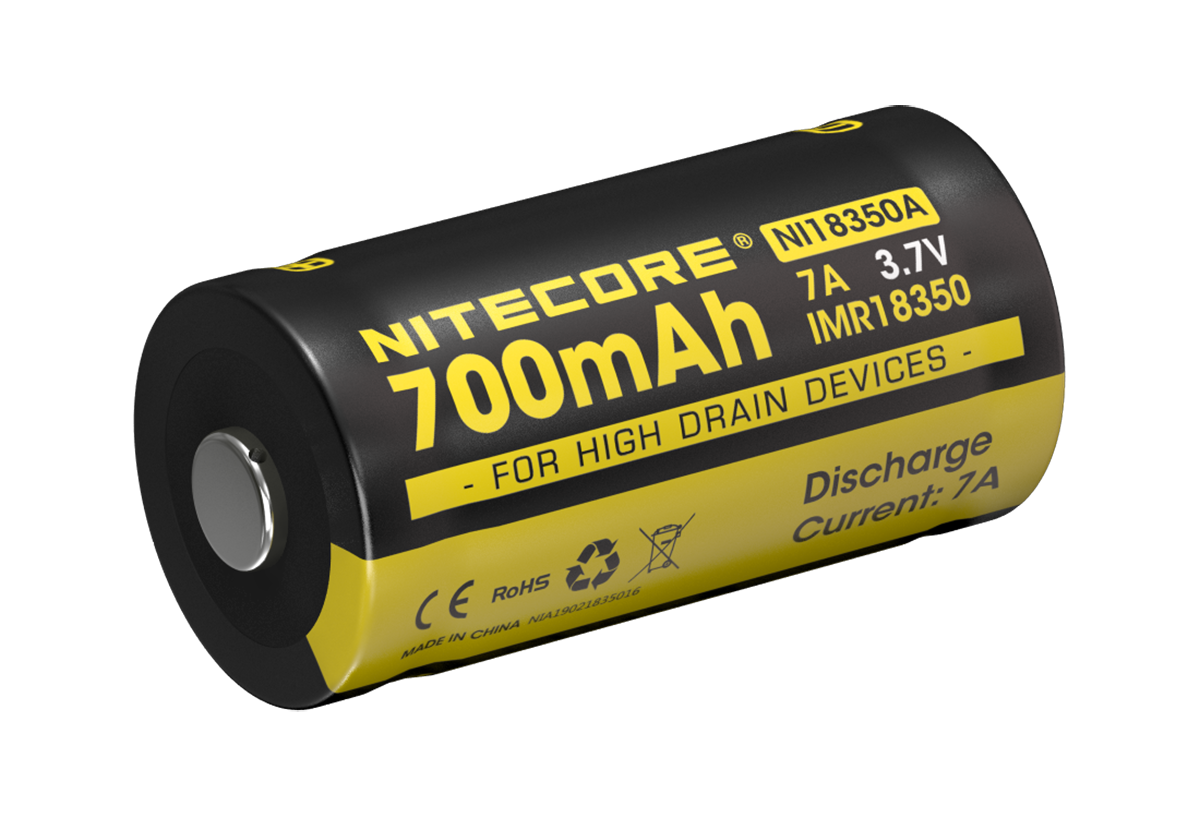 Nitecore 18350 Li-Ion IMR Akku