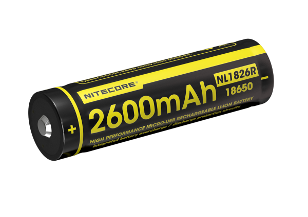 Nitecore Li-Ion Akku Typ 18650 - 2600mAh - NL1826R