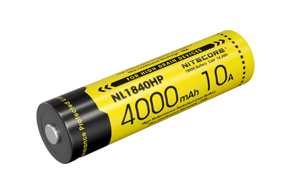 Nitecore Li-Ion Akku 18650, 4000mAh - NL1840HP