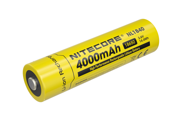 Nitecore Li-Ion Akku 18650, 4000mAh - NL1840