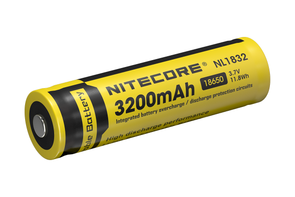 Nitecore Li-Ion Akku Typ 18650 - 3200mAh - NL1832