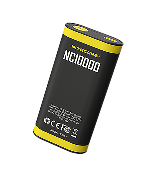 Nitecore Powerbank NC10000 - 10000mAh, 50 Lumen LED-Licht