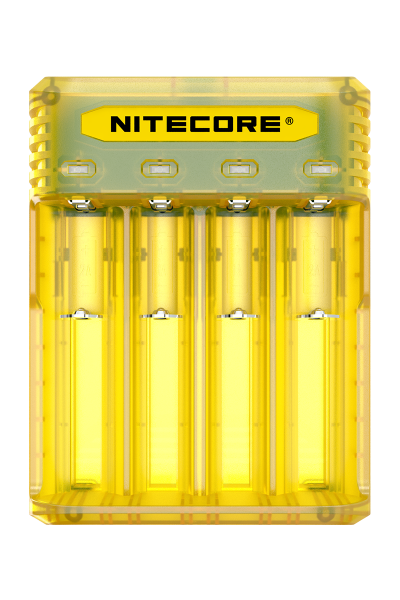 Nitecore Q4 Ladegerät für Li-Ion Akkus in 4 Farben