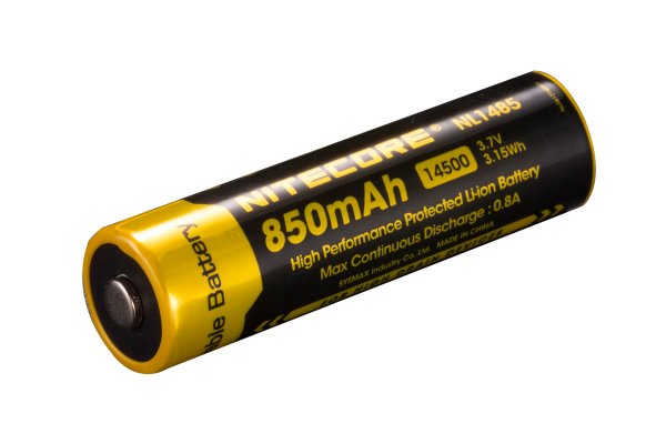 Nitecore Li-Ion Akku Typ 14500 - 850mAh - NL1485