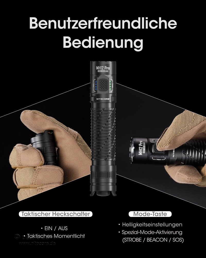 Nitecore MH12 Pro - 3300 Lumen, UHi 40 LED kaufen > ab 96,95 €