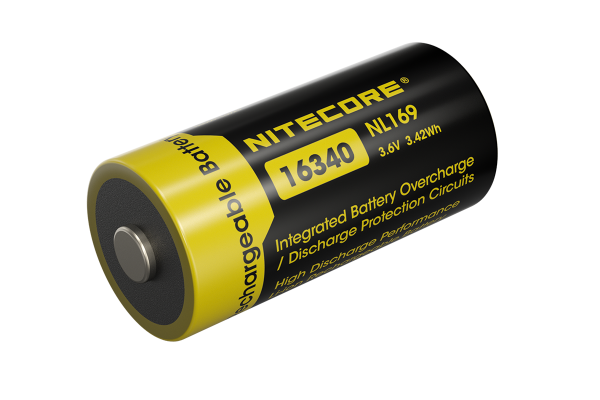 Nitecore Li-Ion Akku 16340, 950mAh - NL169