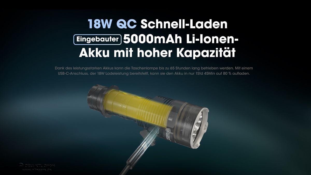 Lampe De Poche Nitecore TM9K PRO - 9900 Lumens, Puissance Extrême, Neuve Sous Emballage D'origine
